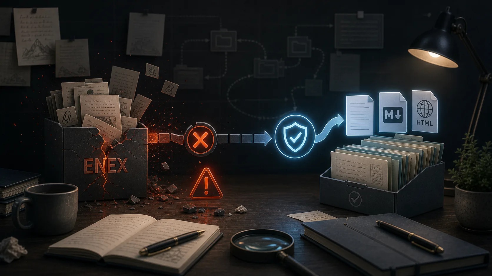 Beyond ENEX: Why Evernote Export Breaks and How Users Fix It